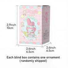 Sanrio 1PC My Melody Tea Party Theme Blind Box, Cute Cartoon Character Model, PVC Figurine, Versatile Styling Combinations, Desktop Decoration Supplies, Cute Fashion , Home Room Decor, Homecoming Season Gifts, Room Decoration Stuff, Home Decor, Bedroom Decor, Party Decorations, Wedding Items, 14+Youth Toys (Random Shipping)