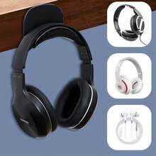 Giá đỡ tai nghe Móc treo, Thích hợp cho tai nghe trùm đầu PC, Màn hình, Bàn làm việc, Giá treo trò chơi trên tường, Giá đỡ tai nghe nhỏ gọn và chắc chắn không chỉ hỗ trợ chắc chắn mà còn tiết kiệm không gian Quay lại trường học - Nhiều màu - Xem 13