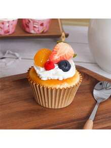 Realistic Cupcake Decor - Perfect For Parties, Holiday Tables, And Celebrations - Reusable And Easy To Clean