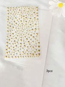 1/3 件金色身体闪光宝石贴纸化妆 Y2K 风格音乐节 DIY 面部珠宝贴纸适用于派对舞蹈角色扮演婚礼 - 彩色 - 查看 7