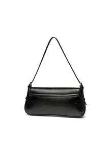 Bolso bandolera de mujer con estilo de Dopamina, bolso de estilo vintage para Año Nuevo y Festival de Primavera, perfecto para cualquier ocasión - Negro - Ver 4