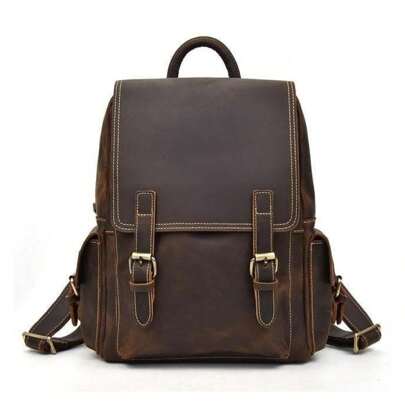 The Freja Backpack | Handcrafted Leather Backpack Default Title