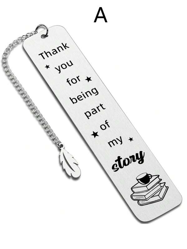 1pc Stainless Steel Bookmark With Tassel, Inspirational Bookmark Gift For Readers, Girl Reading, Birthday Gift, Metallic Bookmarks Suitable For Students And Book Lovers, Perfect Small Gift, Personalized And Creative Birthday And Holiday Gift; Charming Stainless Steel Cat Bookmark - Perfect Gift For Cat Lovers And Book Lovers, Suitable For Christmas Gift