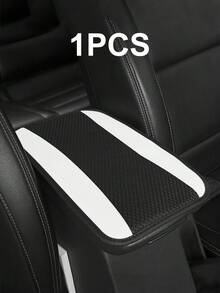 1pc Car Center Console Cover, 12.6" X 7.5" Carbon Fiber PU Leather Car Armrest Cover, Universal Waterproof Center Console Pad, Car Interior Protection Accessory, Suitable For Sedan, Vehicle, SUV, Comfortable Armrest Storage Box Pad, Universal Car Accessory - Style[2] - View 13