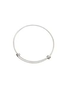 ZIRUISP 2/4/6pcs 304 Stainless Steel DIY Charm Bangle Expandable Adjustable Bracelet For Women Men Jewelry Attachment Holiday Gift