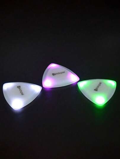 LED Light-Up Guitar Picks, Bass Guitar Night Glow Plectrums