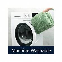 Bathroom Rug Runner 24x60 Inch, Soft Thick Absorbent Microfiber Bath Rugs For Bathroom, Machine Washable, Shaggy Plush Non Slip Bath Mat For Tub, Shower Floor, Quick Dry Mats, Navy - Sage Green - View 5