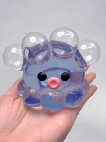 1 件可爱减压透明章鱼超粘可注射泡泡、粘性减压玩具、可爱的东西、Taba Squishy、旅行便携式坐立不安挤压玩具、Squisy、蓝色（适合男孩）、粉色（适合女孩）、适合所有年龄段的自闭症人士、理想的节日礼物、小巧可爱有趣的礼物、儿童游戏、儿童玩具、男孩游戏、女孩游戏、儿童游戏、复活节礼物、派对袋填充物、圣诞袜填充物、坐立不安玩具、儿童派对礼物 - 彩色 - 查看 3