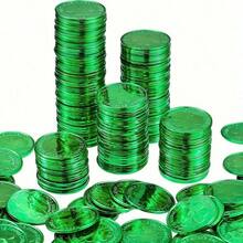 50pcs Plastic Pirate Coins Treasure Hunt Fake Gold Coins Party Favors Pirate Adventure Theme Party Supplies, Christmas Gift - Multicolor - View 16