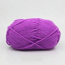 1pc 50g 5-Stranded Cotton Yarn, Suitable For DIY Weaving Bags, Scarves, Hats, Sweaters, Home Textiles