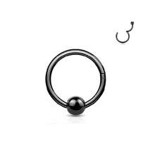 1PC 16G Hinged Nose Ring Hoop Stainless Steel Hypoallergenic Clicker Segment Septum Nose Piercing 18K Gold Plated Lip Rings Cartilage Tragus Daith Conch Helix Lobe Rook Earring 8mm 10mm Earlobe Earring,Belly Ring Women And Men Body Pierecing Jewelry