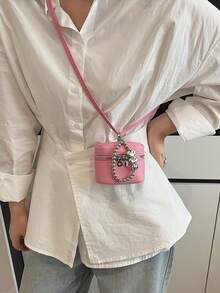 FRIFUL Bolsillo de mujer de PU estilo cubo, monedero simple, bolsa de maquillaje, estuche para audífonos, portastarjetas, portallaves, organizador de joyas, adecuado para compras, citas, viajes a la playa, regalo para mujeres - Billetera mini, monedero, billetera de muñeca, monedero - Multicolor - Ver 13