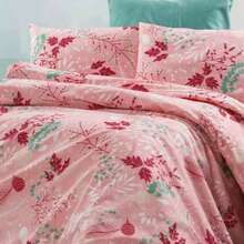 Duvet Set | Flat Sheet Included As A Gift | Single Size 150*200 Cm (1 Duvet Cover – 1 Pc + 1 Pillowcase – 1 Pc) Or Double Size 200*200 Cm (1 Duvet Cover – 1 Pc + 2 Pillowcases – 2 Pcs) | Soft & Breathable For All Seasons - Blue - View 5