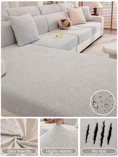 1 Pc Sofa Cover Universal New Universal All Inclusive Anti Slip All Season Universal Elastic Cushion Dustproof Combination Complete Set,Suitable For Living Room Sofa Protection Of L-Shaped Sofas And 1, 2, 3, 4 Seat Sofas