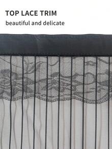 1 件磁性纱门，儿童/宠物友好型免提步入式纱门 - 内置磁性闭合装置 - 防止虫子进入，让微风吹进来，适合多种门尺寸 - 黑色 - 查看 7