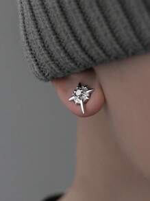 2pcs Fashion Unique Male Star Magnetic Earrings, Hip-Hop Style Earrings, Unique Birthday Gift, Graduation Season Gift