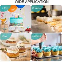 6PCS Large Professional Piping Nozzles (580, 2D, 2C, 1M, 1A,6B) For Cake And Cupcake Decorating - Suitable For Piping Bags, Churro, Doughnuts, Multicoloured - Decorating Tools - View 4