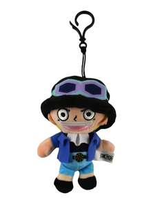 ONE PIECE 12 estilos de muñecos de peluche genuinos de ONE PIECE Monkey D Zoro, Chopper, Ace - Juguetes de peluche del Rey Pirata, lindos llaveros con colgantes, figuras de anime Kawaii, juguetes de peluche para coleccionar, regalos para cumpleaños y festivales de niños, 14cm/5,5 pulgadas