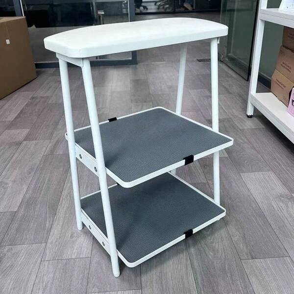 Portable Foot Rest And Nail Care Cart - Fragrance-Free, No Power Or Battery Required, Ideal For Beauty Salon Supplies, Pedicure Storage Box, Professional Salon Equipment, Functional Design, Nail Care Accessories