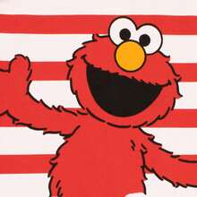 Long Sleeved Pyjamas | Elmo Girls' Snuggle Fit Pyjama Set | Kids' PJs - Red - View 3