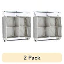 (2 Pack)  4-Shelf Hanging Polyester And Cotton Adult Closet Organizer With Hanging Rack - 2 - View 1