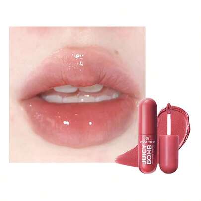 Son bóng Essence JUICY BOMB Plumping Lipgloss 08 Minimalist Sexy Rose - 2.6ml