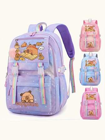 2025 高品质尼龙背包 - 大容量，多口袋设计，拉链开合，可调节肩带，轻便，适合商务、旅行、户外、学校、休闲使用 - 男女通用，旅行背包 | 趣味设计 | 轻便背包