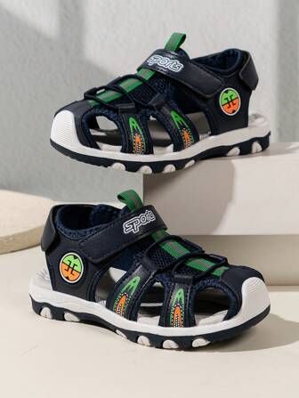 Boys' Fashion Sports Sandals, Summer Closed Toe Soft Sole Anti-Slip Beach Shoes, 2025 New Models, Toddler/Big Kid