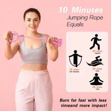 1pc Aerobic Fitness Jump Rope - Adjustable Jump Rope For Men And Women, Fast Jump Rope For Sports, Dual Use For Student Fitness Equipment Gym Accessories, Sport, Gym, Home Exercise, Skipping Rope, Jump Rope, Skipping Rope, Jump Rope
