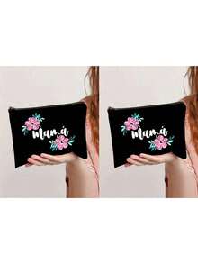 妈妈的礼物，送给妈妈妹妹的生日礼物，字母“Mama”花朵设计，四色化妆包礼物，大容量女性旅行化妆包洗漱用品，DIY收纳包，送给女生的礼物，便携可折叠收纳包，适合个人旅行化妆品收纳，旅行小包洗漱包，生日礼物，旅行化妆工具，生日礼物，旅行必需品和宿舍必需品，满足日常旅行需求。 - 彩色 - 查看 20