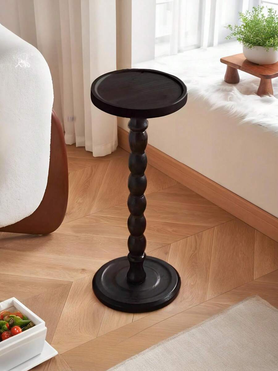 Tavolino Da Caffè Rotondo, Piccolo Tavolino D'accento Per Soggiorno, Camera Da Letto, Balcone, Ufficio, Comodino Moderno, Decorazione Per La Casa Per Soggiorno, Camera Da Letto, Piccoli Spazi, Facile