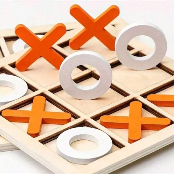 Nuevo artículo 2025 - 1 Set Juego de Tres en Raya - Piezas XO Competición - Divertido e Interesante - Juego de Mesa - Regalo de Cumpleaños - Regalo Festivo - Regalo Perfecto - Juguete de Regalo