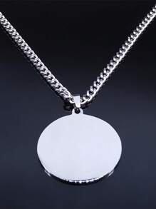 Colar Gótico de Bruxaria Pentagrama Escuro, Colar de Amuleto Original Tetragrammaton de Salomão em Aço Inoxidável para Mulheres