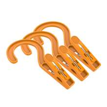 3pcs Inner Wear Clips With Built-In Hooks, Seamless, Windproof, Functional Clips For Home Use, 2-In-1 Thickened Clips For Hanging Clothes - Multicolor - View 8