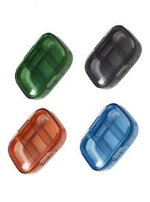 Travel Pill Box Extra Large Pill Organizer 2 Times A Day Weekly XL AM PM Pill Case 1 Day Pill Box Twice A Day Oversized Daily Medicine Organizer For Vitamins Big Pill Container Medication Dispenser (Rainbow)