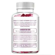 Multi Collagen Peptides, 60 Collagen Gummies | Type I,Ll,III,V,X Protein With Biotin, Hyaluronic Acid, & Vitamin C Complex | Pomegranate & Berry Flavored | Sugar Free, Non-GMO - Pomegranate - View 5