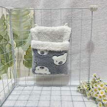 Single Selling, Soft And Comfortable, Breathable And Sturdy, Metal Hook Hanging Design, Exquisite Workmanship, Healing Color, Elegant Pet Sleeping Bag And Hanging Nest, Suitable For Use In Pet Cages, Suitable For Small Pets Such As Golden Bears, Hamsters, Chipmunks, Sugar Gliders, Flying Squirrels, And Small Bird Pets