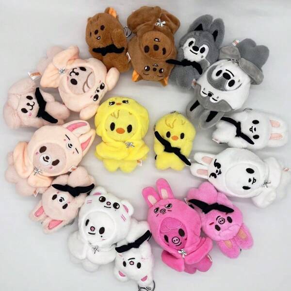 SKZ STAY Colección de regalos de fans para el 5th Fan Meeting de KPOP: Muñeco con capa de 15cm SKZ 5'LOCK, Muñeco magnético de peluche de 10cm ATE. Regalos para fans de Straykids STAY, regalos de cumpleaños, regalos de pareja, regalos para adultos, regalos de graduación, regalos de Navidad