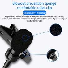 1pc Lavalier Microphone With Type-C/3.5mm/Lightning Port, Mini Portable Compact Microphone For Live Streaming, Mobile Phone, Computer Recording, Noise-Proof Lapel Clip-On Microphone Compatible With Iphone Android Phone For Summer Vacation, Audio/Video Recording, Interviews, Gaming & Live Streaming Mini Microphone