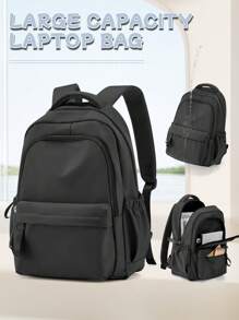 Mochila escolar mona para adolescentes, chicas de secundaria, estudiantes universitarios. Mochila casual clásica pequeña para exterior, viajes, uso diario, trabajo y portátil para mujeres y hombres. Se enviarán las versiones nuevas y antiguas al azar.