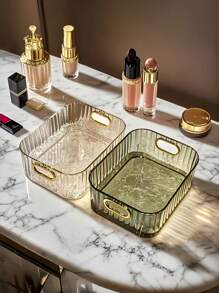 Cosmetics Boxes Desktop Storage Drawer Stackable Storage Boxes With Handle Makeup Organizers Basket Poatable Sundries Mother's Day,Gift For Mom,Gift For Mother