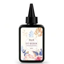 Juego de iniciación de 100g/200g/300g/400g/500g de resina UV cristal transparente de curado rápido, baja contracción, para manualidades y joyería