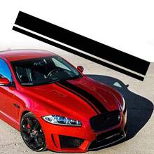 汽车乙烯基贴纸引擎盖条纹装饰贴花适用于奥迪宝马奔驰大众日产起亚雷诺斯柯达汽车改装配件装饰