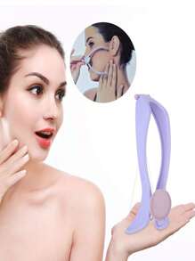 2 Stücke Gesichtsharentfernungsgeräte für Frauen, Augenbrauen, Gesicht und Körperhaare mit Fadentechnik, mit abnehmbarem System, für Augenbrauen, Fadenzieh-Werkzeug, Haarentfernungsfaden für Frauen