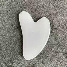 Heart-Shaped Massage Tool-Pastel Pink Face And Body Scrapping Plate, Light Beige Care, Muscle Firming, Hair Removal-Durable And Easy To Clean Surface-Salon Or Home Spa Use-Beauty Equipment, Soothing Body Massager, Easy Cleaning Material, Sanitary Scraper, Self-Care Instrument - 白色 - 查看 2