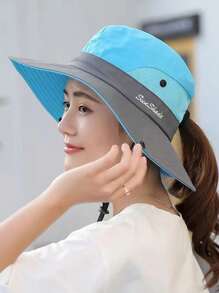 Sombrero bucket impermeable de ala ancha para pesca, camping y escalada, sombrero transpirable de secado rápido que protege del sol, opción ideal para regalos