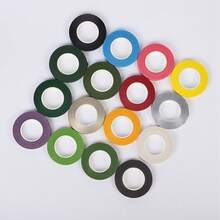 20m Self-Adhesive Floral Stem Tape, Florist DIY Decorative Flower Wrapping Tape For Bouquets, Weddings, Mother's Day, Home Decor, Graduation, Back To School, Birthday Parties - Green - View 11