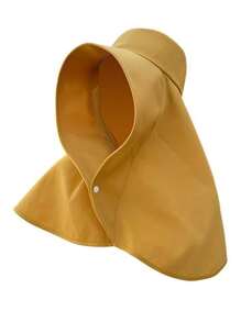 Chapeau de soleil femmes printemps/été à large bord, mode, polyvalent personnalisé. Protection du cou extérieure, visière solaire chapeau de seau pliable