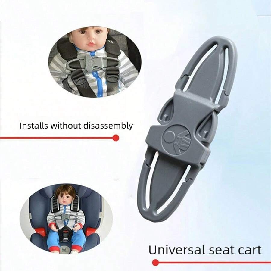 Car Child Seat Chest Buckle, Baby Stroller Seat Belt Buckle, Baby Anti Slip Adjustment Buckle Accessories - Multicolor - View 1
