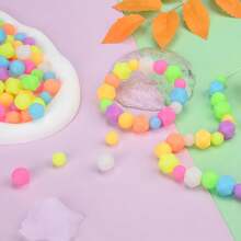 Kit de 48/88 cuentas de silicona que brillan en la oscuridad | Mezcla de hexágonos y redondos (12/14/15mm) | Suministros de manualidades DIY para hacer collares, pulseras, llaveros, cordones de identificación | Regalo unisex para adultos, estudiantes, accesorios de oficina